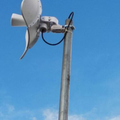 Instalación de antena de red inalámbrica